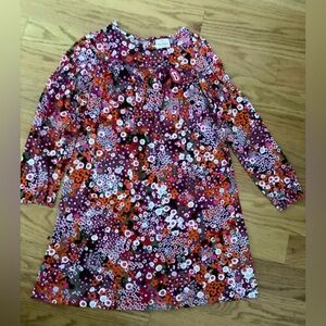 Hanna Andersson Floral Multicolor Big Girls Dress. size 140 cm, US 10. Like new